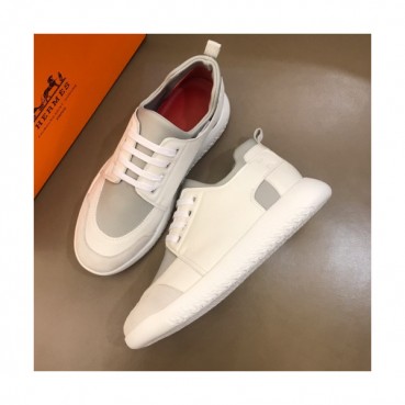 Hermes 2019 Mens Parfunms Business Leather Sneakers - 에르메스 남성 비지니스 레더 스니커즈 Her0301x.Size(240 