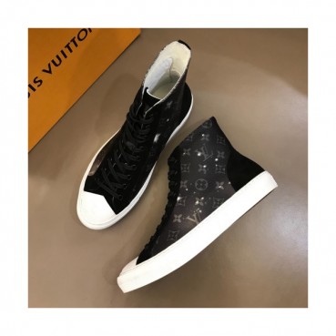 Louis vuitton 2019 Mens Business Initial Logo High-top Sneakers  