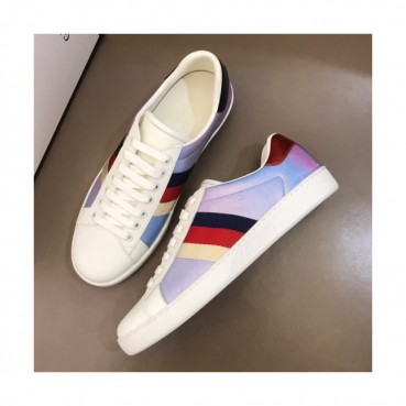 Gucci 2019 Mm/Wm Ace Leather Sneakers - 구찌 남자 에이스 레더 스니커즈 Guc0792x.Size(225 
