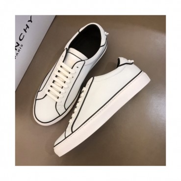 Givenchy 2019 Mens Logo Leather Sneakers - 지방시 남성 로고 레더 스니커즈 Giv02x.Size(240 