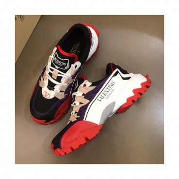 Valentino 2019 Mens Garavani Bounce Sneakers - 발렌티노 남성 로고 레더 스니커즈 Val07x.Size(240 