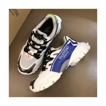 Valentino 2019 Mens Garavani Bounce Sneakers - 발렌티노 남성 로고 레더 스니커즈 Val06x.Size(240 
