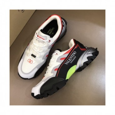 Valentino 2019 Mens Garavani Bounce Sneakers - 발렌티노 남성 로고 레더 스니커즈 Val04x.Size(240 