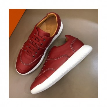 Hermes 2019 Mens Parfunms Business Leather Sneakers - 에르메스 남성 비지니스 레더 스니커즈 Her0293x.Size(240 