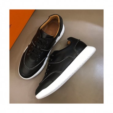 Hermes 2019 Mens Parfunms Business Leather Sneakers - 에르메스 남성 비지니스 레더 스니커즈 Her0292x.Size(240 
