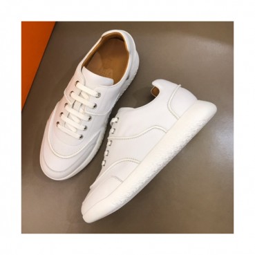 Hermes 2019 Mens Parfunms Business Leather Sneakers - 에르메스 남성 비지니스 레더 스니커즈 Her0291x.Size(240 