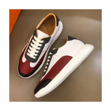 Hermes 2019 Mens Parfunms Business Leather Sneakers - 에르메스 남성 비지니스 레더 스니커즈 Her0290x.Size(240 