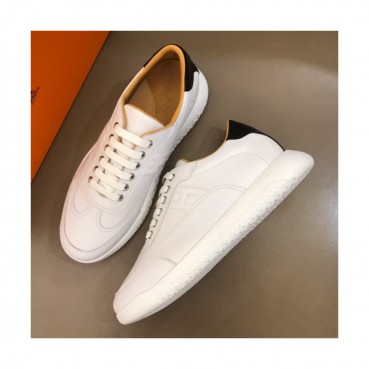 Hermes 2019 Mens Parfunms Business Leather Sneakers - 에르메스 남성 비지니스 레더 스니커즈 Her0288x.Size(240 