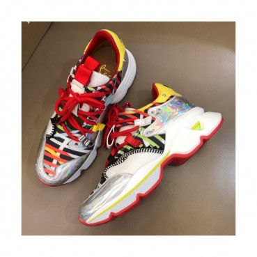 Christian Loubutin 2019 Mens Rainbow Leather Sneakers  - 크리스챤루부탱 남성 레인보우 레더 스니커즈 Btin0067x.Size(240 