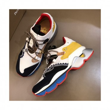 Christian Loubutin 2019 Mens Suede Leather Sneakers  - 크리스챤루부탱 남성 스웨이드 레더 스니커즈 Btin0066x.Size(240 