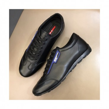 Prada 2019 Mens Business Logo Leather Sneakers - 프라다 남성 비지니스 로고 레더 스니커즈 Pra0640x.Size(240 