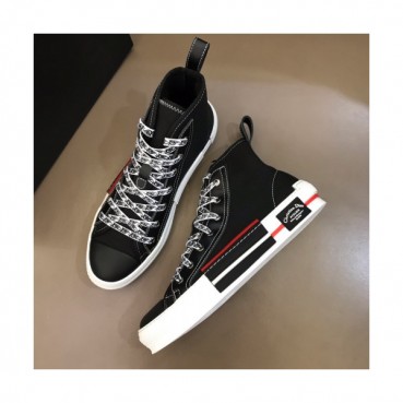 Christian Dior 2019 Mens Logo High-top Sneakers 