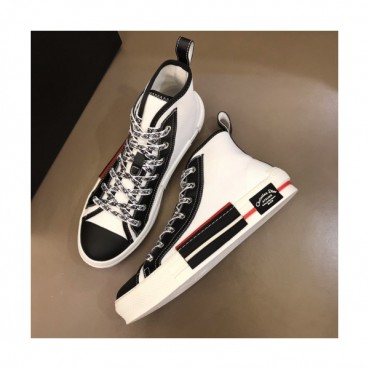 Christian Dior 2019 Mens Logo High-top Sneakers 