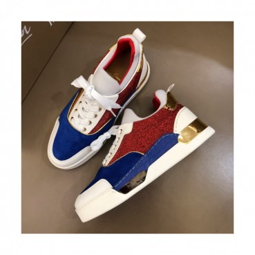 Christian Loubutin 2019 Mens Glitter Leather Sneakers  - 크리스챤루부탱 남성 글리터 레더 스니커즈 Btin0062x.Size(240 