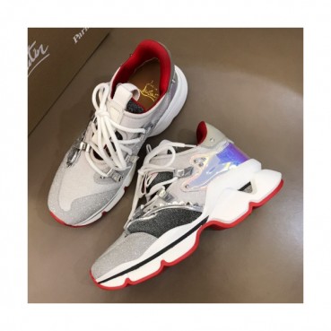 Christian Loubutin 2019 Mens Glitter Leather Sneakers  - 크리스챤루부탱 남성 글리터 레더 스니커즈 Btin0059x.Size(240 
