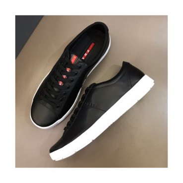 Prada 2019 Mens Business Logo Leather Sneakers - 프라다 남성 비지니스 로고 레더 스니커즈 Pra0621x.Size(240 