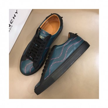 [매장판신상]Givenchy 2019 Mens Logo Leather Sneakers - 지방시 남성 로고 레더 스니커즈 Giv0156x.Size(240 