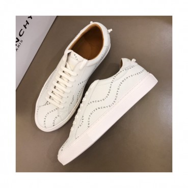 [매장판신상]Givenchy 2019 Mens Logo Leather Sneakers - 지방시 남성 로고 레더 스니커즈 Giv0155x.Size(240 