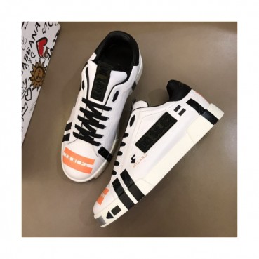 [매장판]Dolce&Gabbana 2019 Mens Calfskin Panda Sneakers - 돌체앤가바나 남성 카프스킨 팬더 스니커즈 Dol0216x.Size(240 