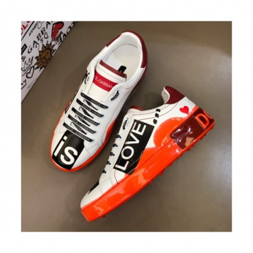 [매장판]Dolce&Gabbana 2019 Mens Calfskin Panda Sneakers - 돌체앤가바나 남성 카프스킨 팬더 스니커즈 Dol0215x.Size(240 