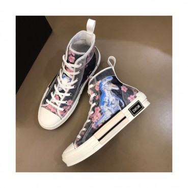 Dior x Kaws 2019 Mm/Wm Logo High-top Sneakers 