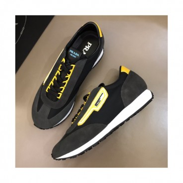 Prada 2019 Mm/Wm Casual Logo Leather Sneakers - 프라다 남자 캐쥬얼 로고 레더 스니커즈 Pra0606x.Size(225 