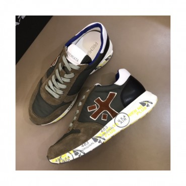 Premiata 2019 Mens Initial Logo Cajual Suede Sneakers  - 프리미아타 남성 이니셜 로고 캐쥬얼 스웨이드 스니커즈 Prem003x.Size(240 