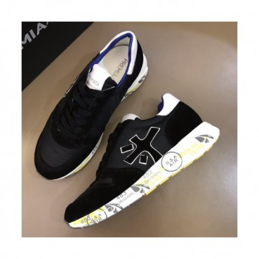 Premiata 2019 Mens Initial Logo Cajual Suede Sneakers  - 프리미아타 남성 이니셜 로고 캐쥬얼 스웨이드 스니커즈 Prem002x.Size(240 