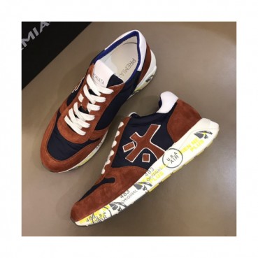 Premiata 2019 Mens Initial Logo Cajual Suede Sneakers  - 프리미아타 남성 이니셜 로고 캐쥬얼 스웨이드 스니커즈 Prem001x.Size(240 