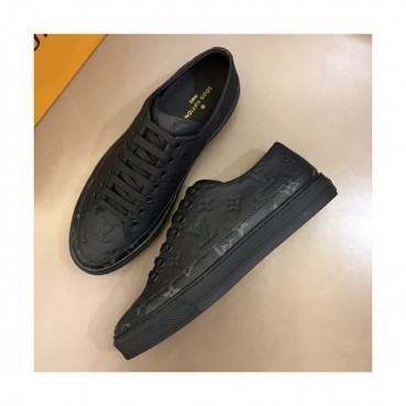 Louis Vuitton 2019 Mens Initial Logo Lambskin Sneakers  - 루이비통 남성 이니셜 로고 램스킨 스니커즈 Lou01044x.Size(240 
