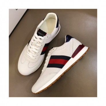 [클래식]Gucci 2019 Mens Ace Leather Sneakers - 구찌 남성 에이스 레더 스니커즈 Guc01083x.Size(240 