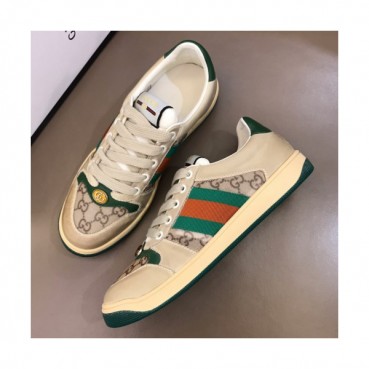Gucci 2019 Mens Ace GG Leather Sneakers - 구찌 남성 에이스 GG 레더 스니커즈 Guc01082x.Size(240 