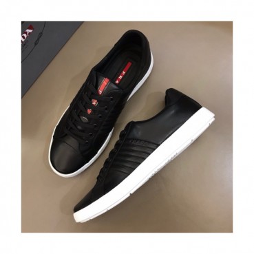 Prada 2019 Mens Business Logo Leather Sneakers - 프라다 남성 비지니스 로고 레더 스니커즈 Pra0582x.Size(240 