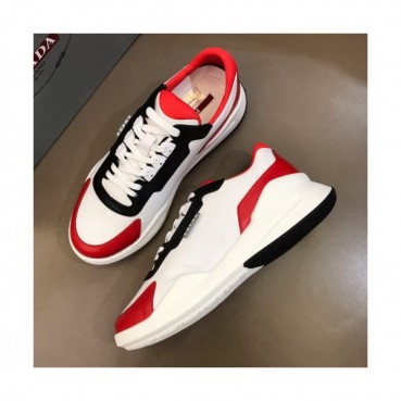 Prada 2019 Mens Business Logo Leather Sneakers - 프라다 남성 비지니스 로고 레더 스니커즈 Pra0576x.Size(240 