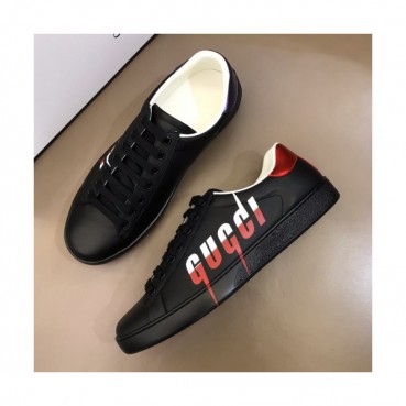 Gucci 2019 Mens Rainbow Logo Leather Sneakers - 구찌 남성 레인보우 로고 레더 스니커즈 Guc01054x.Size(240 