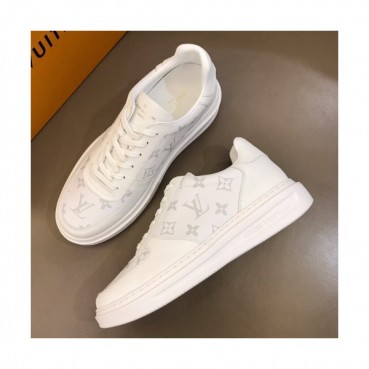 Louis Vuitton 2019 Mens Initial Logo Lambskin Sneakers  - 루이비통 남성 이니셜 로고 램스킨 스니커즈 Lou01019x.Size(240 