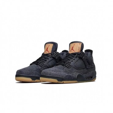 Air Jordan x Levi's Mens Denim/AJ4 Sneakers - 에어조던 x 리 남성 데님 스니커즈 Air0014x.Size (250 