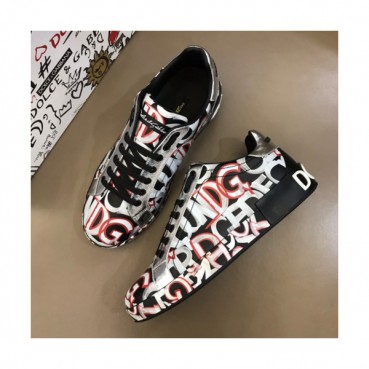 [커스텀급]Dolce&Gabbana 2019 Mens Calfskin Graffit Sneakers - 돌체앤가바나 남성 카프스킨 그래피티 스니커즈 Dol0194x.Size(240 