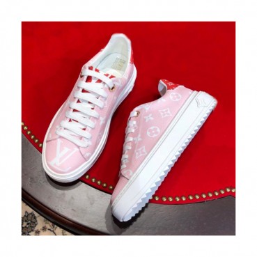 Louis Vuitton 2019 Womens Signature Logo Leather Sneakers  - 루이비통 여성 시그니처 로고 레더 스니커즈 Lou0989x.Size(225 