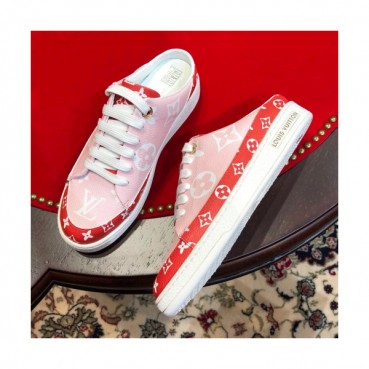 Louis Vuitton 2019 Womens Signature Logo Leather Sneakers  - 루이비통 여성 시그니처 로고 레더 스니커즈 Lou0987x.Size(225 