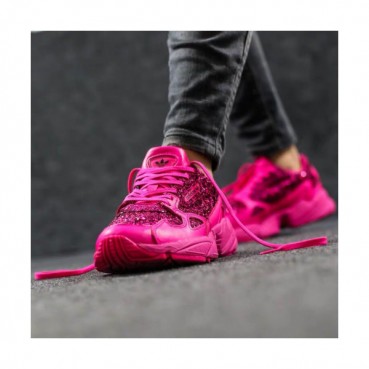 Adidas 2019 Womens Classic Falcon Out Loud Glitter Run Form - 아디다스 여성 클래식 글리터 러너 Adi0072x.Size(225 