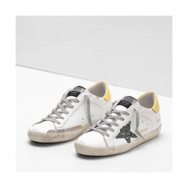 Golden Goose 2019 Deluxe Brand Superstar Snake Yellow Tab Sneakers - 골든구스 슈퍼스타 스네이크 옐로우탭 스니커즈 Gol0016x.Size (225 