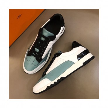 Hermes 2019 Mens Parfunms Leather Sneakers - 에르메스 남성 레더 스니커즈 Her0260x.Size(240 
