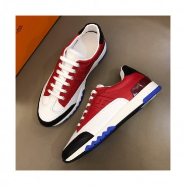 Hermes 2019 Mens Parfunms Leather Sneakers - 에르메스 남성 레더 스니커즈 Her0259x.Size(240 