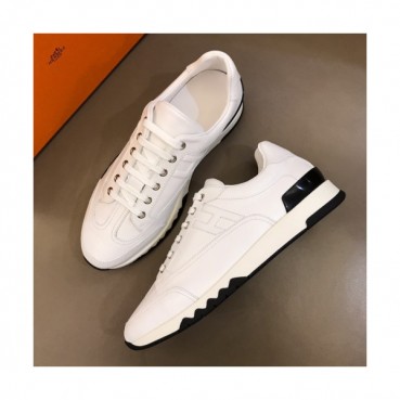 Hermes 2019 Mens Parfunms Leather Sneakers - 에르메스 남성 레더 스니커즈 Her0258x.Size(240 