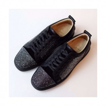 Christian Loubutin 2019 Mens Glitter Leather Sneakers  - 크리스챤루부탱 남성 글리터 레더 스니커즈 Btin0033x.Size(245 