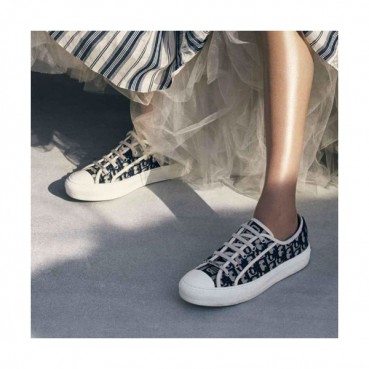 Dior 2019 Womens Logo Canvas Sneakers - 디올 남성 로고 캔버스 스니커즈 Dio0157x.Size(225 