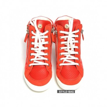 Chanel 2019 Womens Preal CC Logo High-top Sneakers 