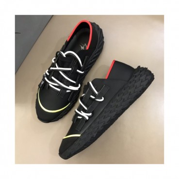 Giuseppe Zanoti 2019 Mens Casual Leather Sneakers - 쥬세페 자노티 남성 캐쥬얼 레더 스니커즈 Giu0011x.Size(240 