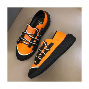 Giuseppe Zanoti 2019 Mens Casual Leather Sneakers - 쥬세페 자노티 남성 캐쥬얼 레더 스니커즈 Giu0010x.Size(240 